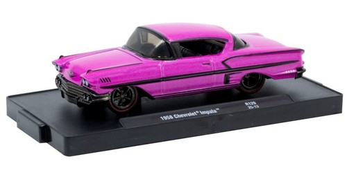 Chevrolet impala 1958 pink - -,
